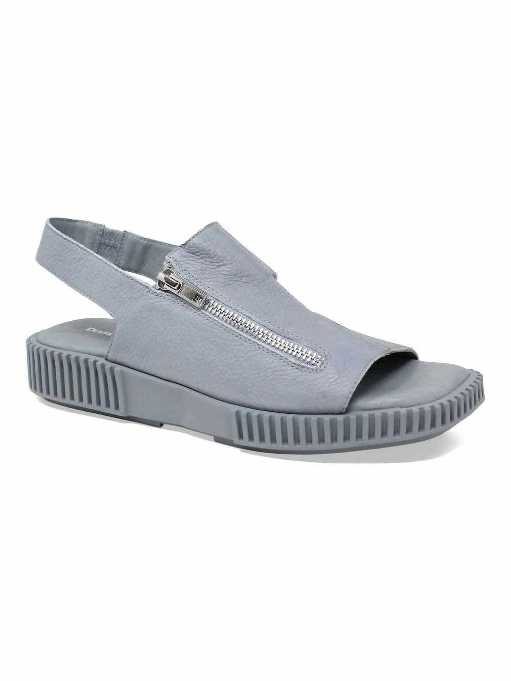 NEW DJANGO & JULIETTE women's inglish sandal in denim-denim sole tumble leather